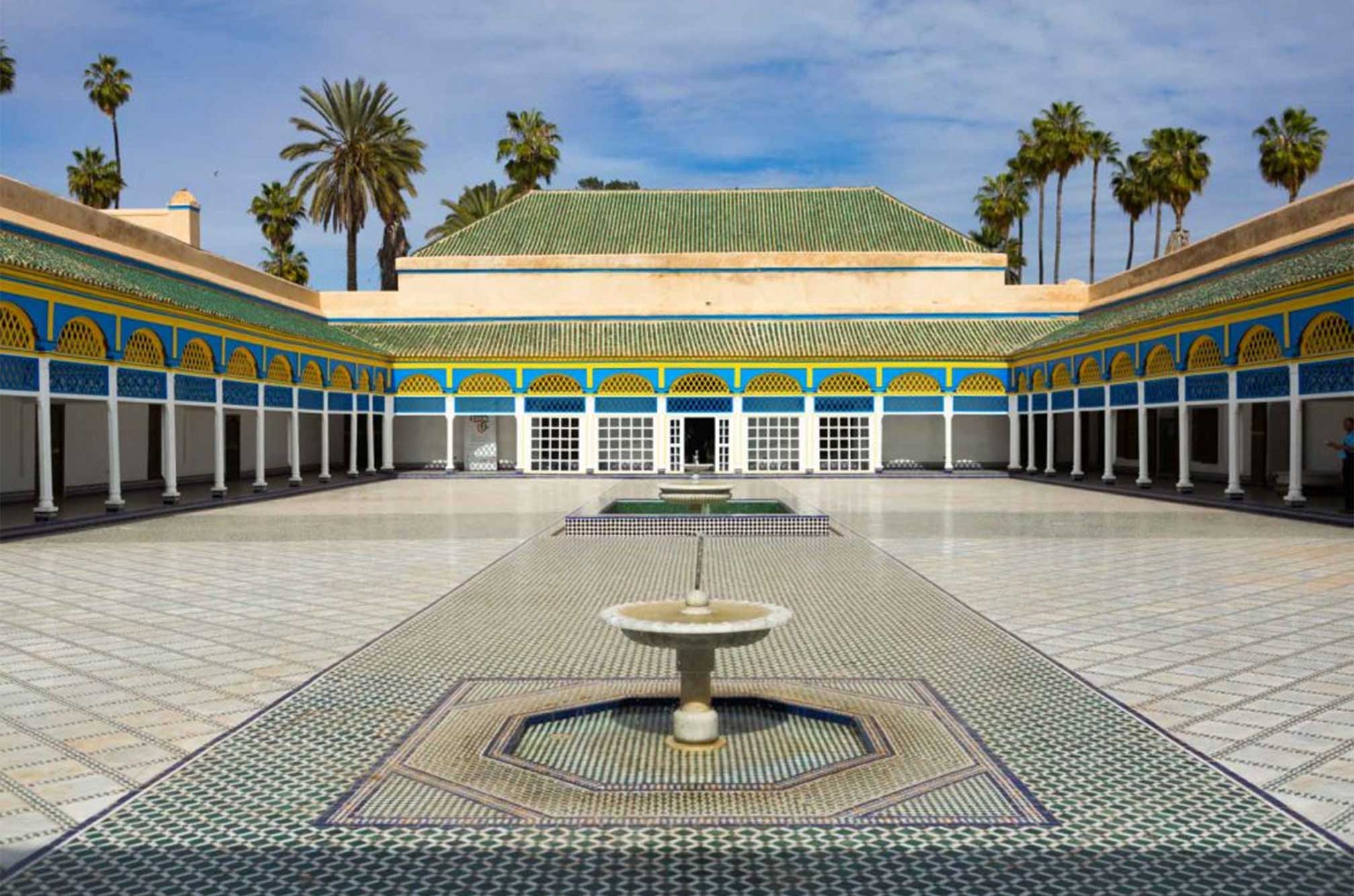 Bahia palace in Marrakech