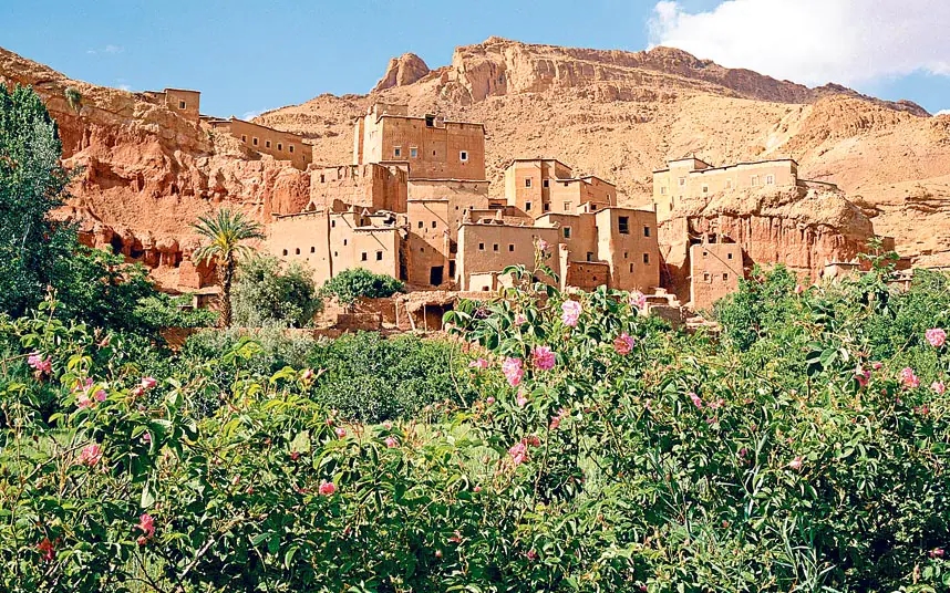 Kasbah in Valley of Roses