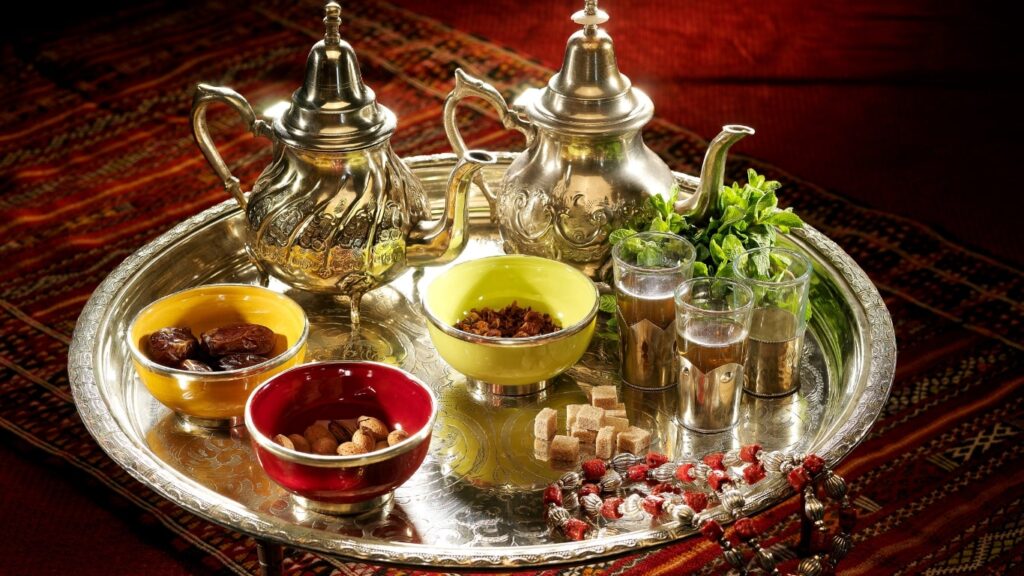 Moroccon ment tea